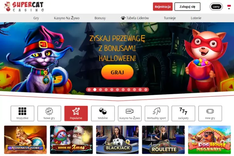 SuperCat Casino Glowna Strona